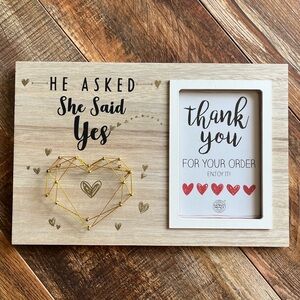 Engagement Photo Frame